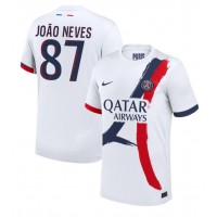 Paris Saint-Germain Joao Neves #87 Replica Away Shirt 2024-25 Short Sleeve